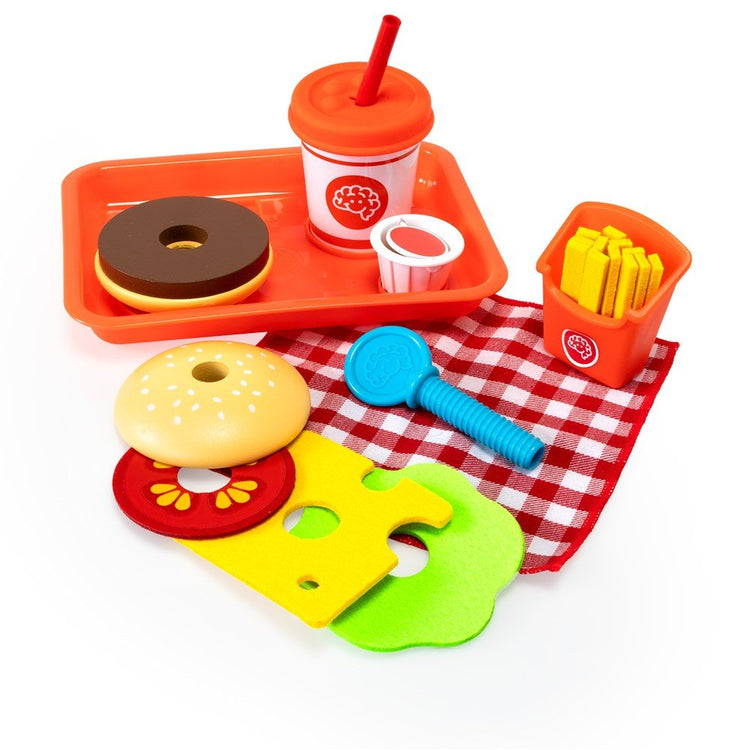 FAT BRAIN TOYS | PRETENDABLES BURGER & FRIES by FAT BRAIN TOYS - The Playful Collective