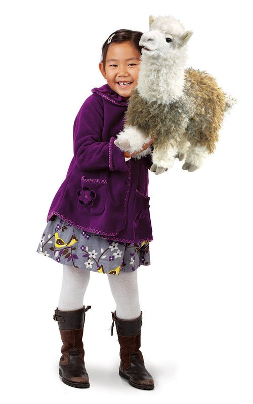FOLKMANIS PUPPETS | ALPACA PUPPET by FOLKMANIS PUPPETS - The Playful Collective