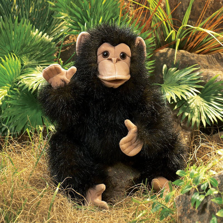 FOLKMANIS PUPPETS | BABY CHIMPANZEE PUPPET by FOLKMANIS PUPPETS - The Playful Collective