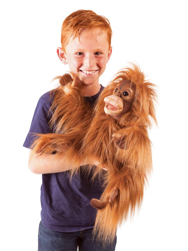 FOLKMANIS PUPPETS | BABY ORANGUTANG PUPPET by FOLKMANIS PUPPETS - The Playful Collective