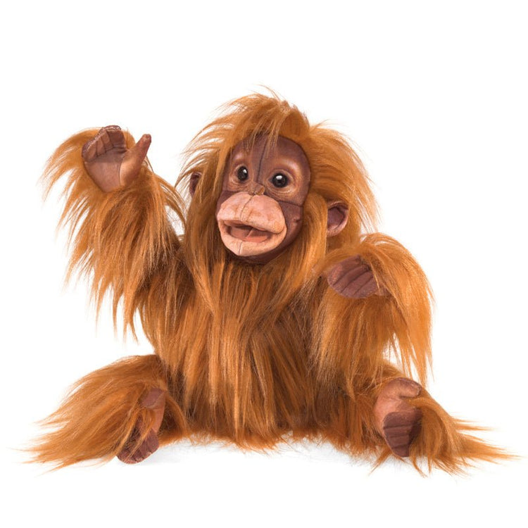 FOLKMANIS PUPPETS | BABY ORANGUTANG PUPPET by FOLKMANIS PUPPETS - The Playful Collective