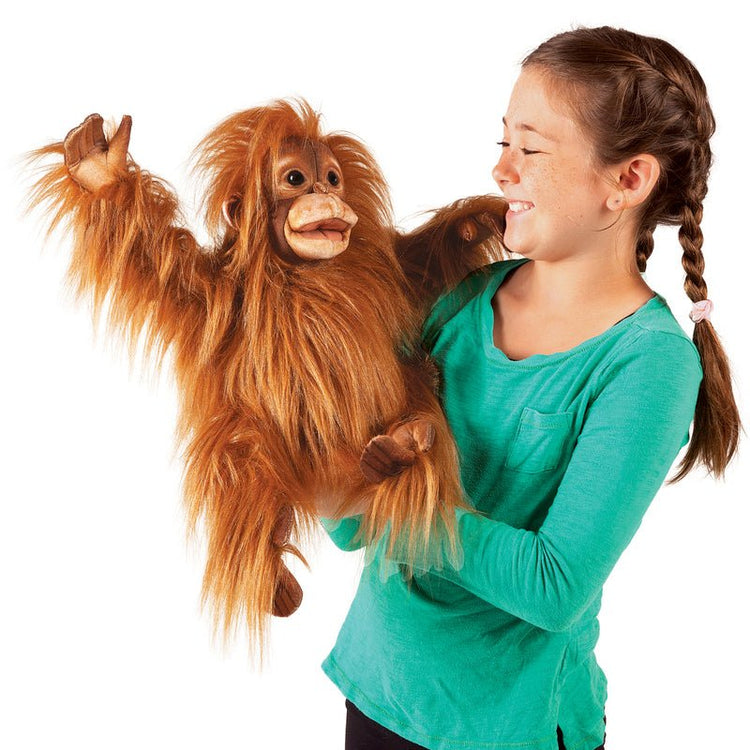 FOLKMANIS PUPPETS | BABY ORANGUTANG PUPPET by FOLKMANIS PUPPETS - The Playful Collective