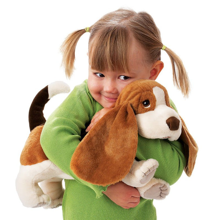 FOLKMANIS PUPPETS | BASSET HOUND PUPPET by FOLKMANIS PUPPETS - The Playful Collective