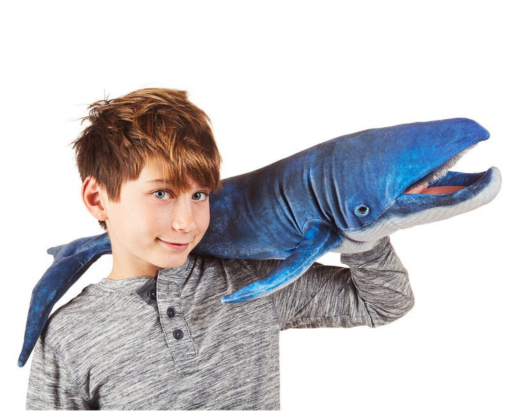 FOLKMANIS PUPPETS | BLUE WHALE PUPPET by FOLKMANIS PUPPETS - The Playful Collective