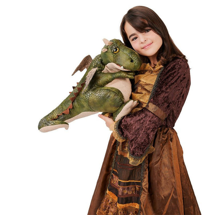 FOLKMANIS PUPPETS | FRIENDLY DRAGON PUPPET by FOLKMANIS PUPPETS - The Playful Collective