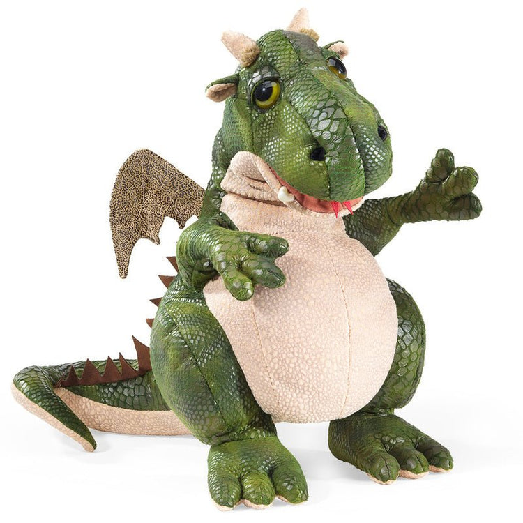 FOLKMANIS PUPPETS | FRIENDLY DRAGON PUPPET by FOLKMANIS PUPPETS - The Playful Collective