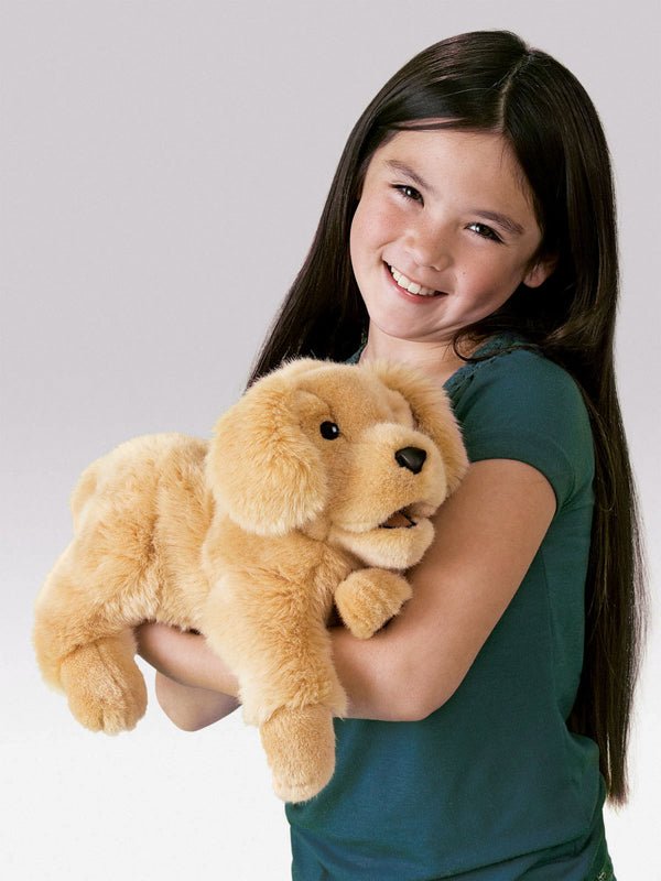 FOLKMANIS PUPPETS | GOLDEN RETRIEVER PUPPY PUPPET by FOLKMANIS PUPPETS - The Playful Collective