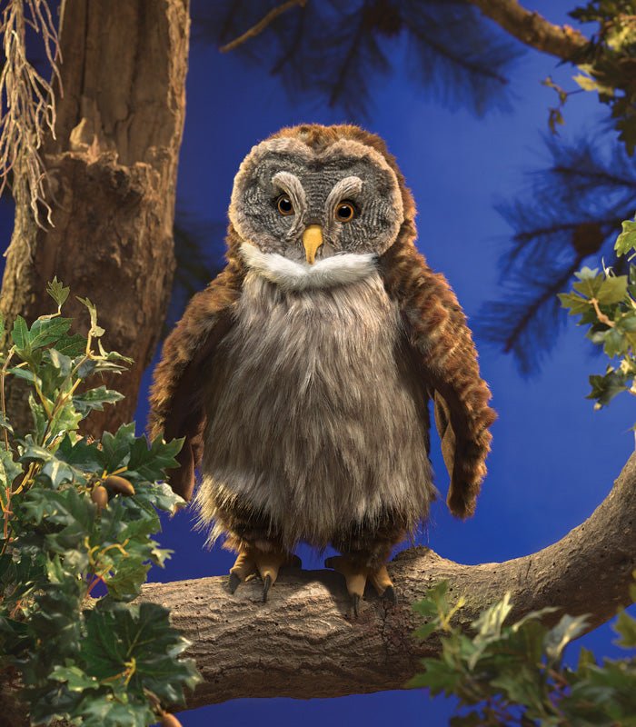 FOLKMANIS PUPPETS | HOOTING OWL PUPPET by FOLKMANIS PUPPETS - The Playful Collective