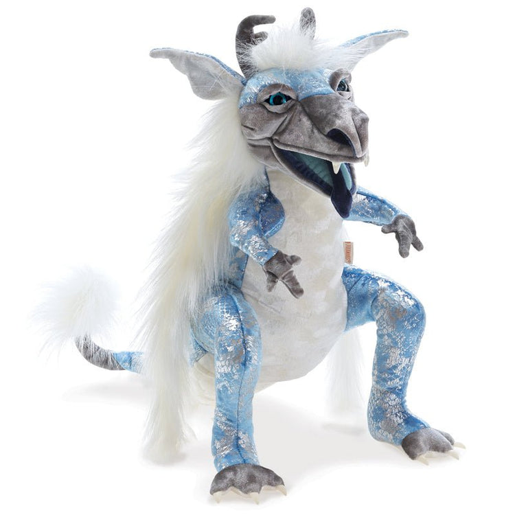 FOLKMANIS PUPPETS | ICE DRAGON PUPPET by FOLKMANIS PUPPETS - The Playful Collective