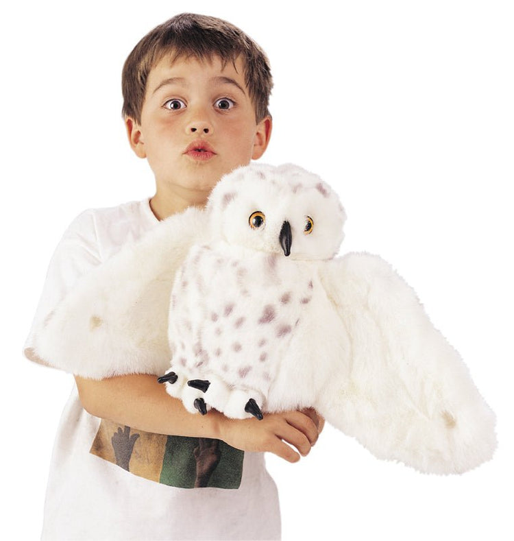 FOLKMANIS PUPPETS | SNOWY OWL PUPPET by FOLKMANIS PUPPETS - The Playful Collective