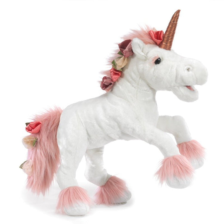 FOLKMANIS PUPPETS | UNICORN PUPPET WITH MUSIC BOX by FOLKMANIS PUPPETS - The Playful Collective