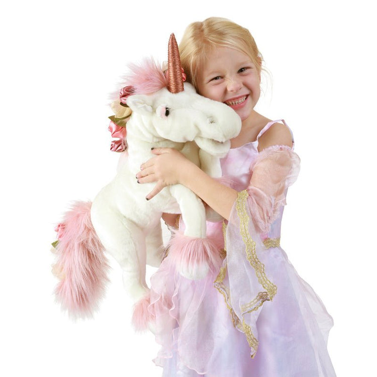 FOLKMANIS PUPPETS | UNICORN PUPPET WITH MUSIC BOX by FOLKMANIS PUPPETS - The Playful Collective