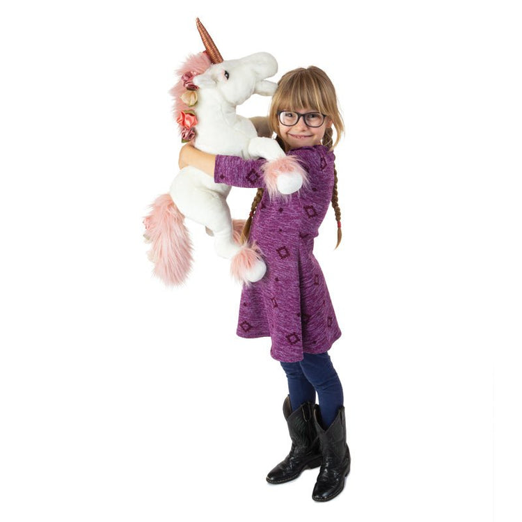 FOLKMANIS PUPPETS | UNICORN PUPPET WITH MUSIC BOX by FOLKMANIS PUPPETS - The Playful Collective