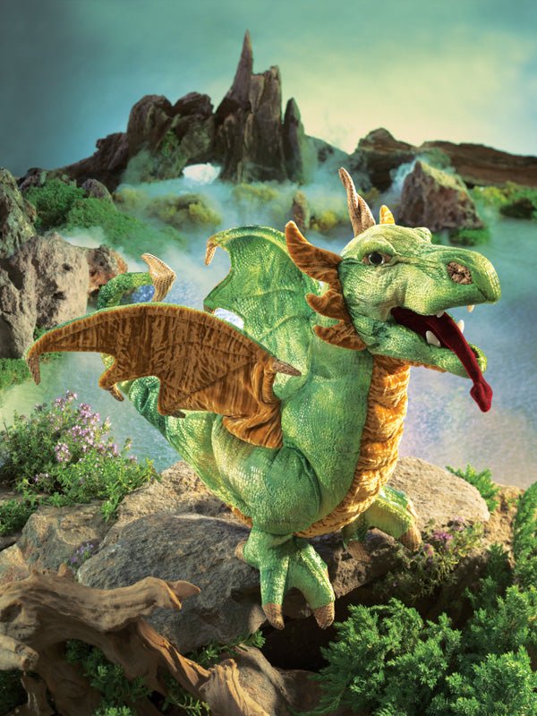FOLKMANIS PUPPETS | WYVERN DRAGON PUPPET by FOLKMANIS PUPPETS - The Playful Collective