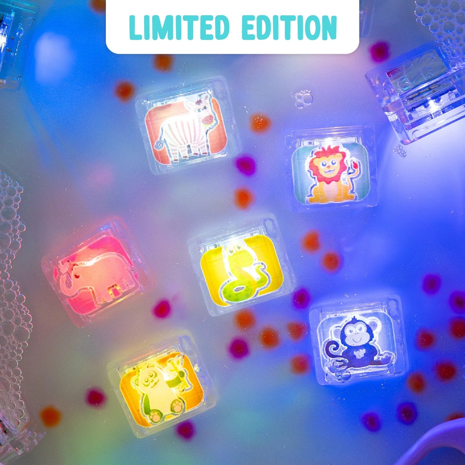 GLO PALS | *LIMITED EDITION* LIGHT - UP SENSORY CUBES GIFT PACK - ZOO by GLO PALS - The Playful Collective