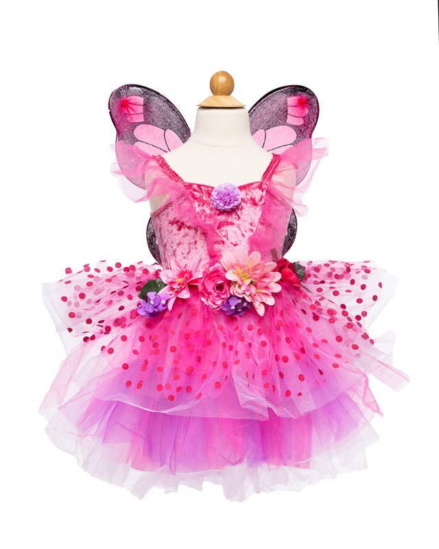 sachin and babi light blue dress Pink Butterfly Dress with Wings & Wand - Size 5-6 by Great Pretenders main image 0