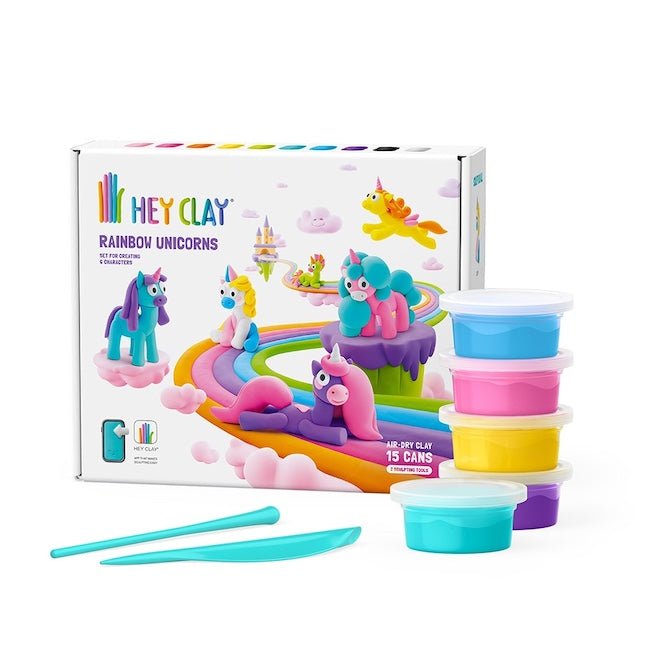 HEY CLAY | RAINBOW UNICORNS SET (LARGE) *PRE - ORDER* by HEY CLAY - The Playful Collective