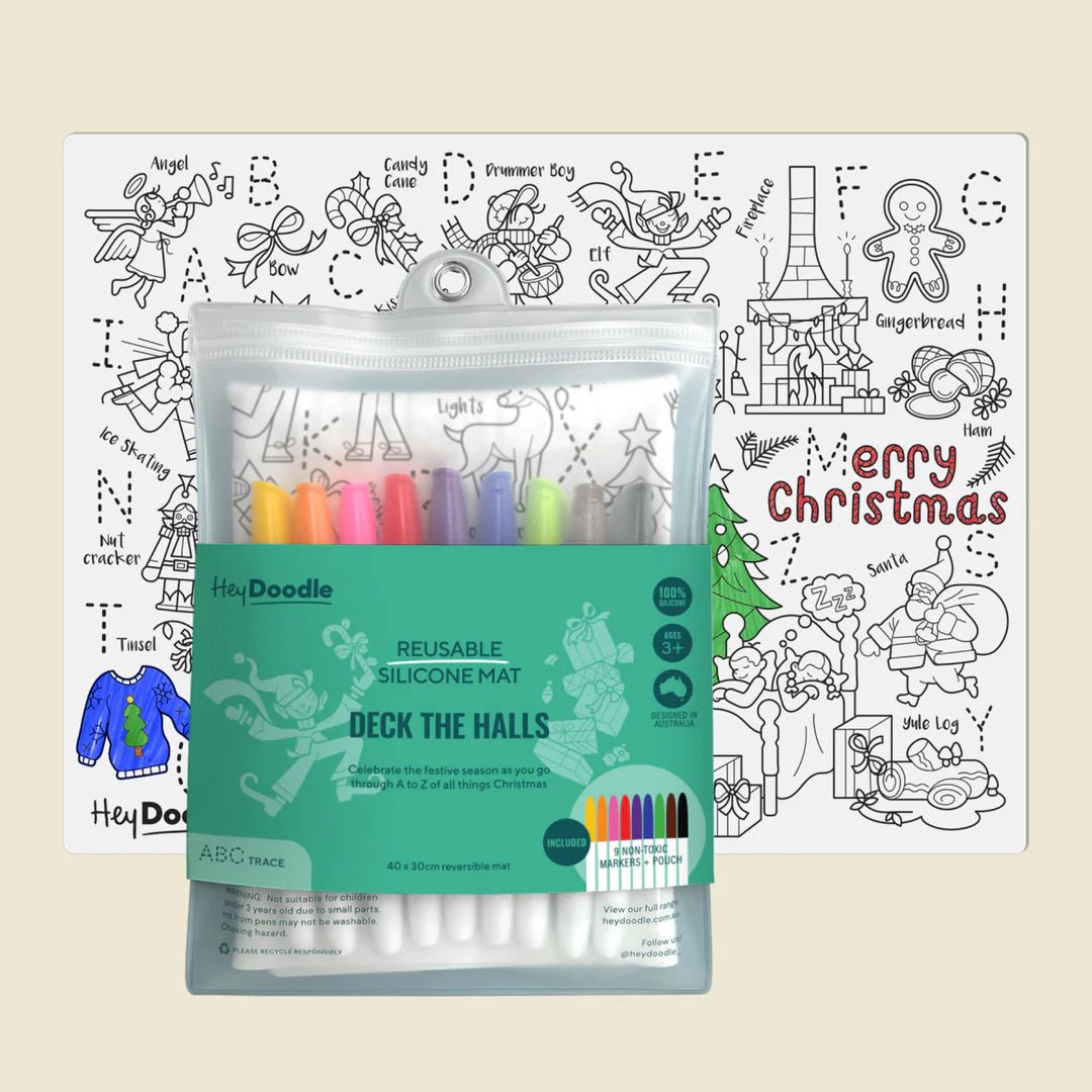 HEY DOODLE | ABC | DECK THE HALLS by HEYDOODLE - The Playful Collective