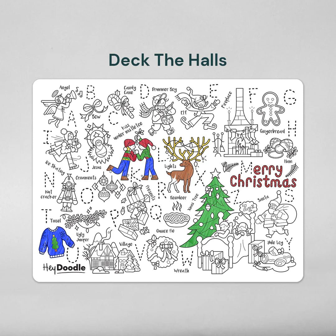 HEY DOODLE | ABC | DECK THE HALLS by HEYDOODLE - The Playful Collective