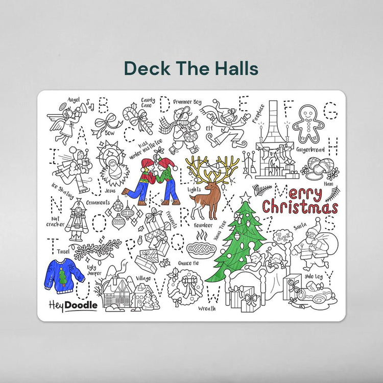 HEY DOODLE | ABC | DECK THE HALLS by HEYDOODLE - The Playful Collective