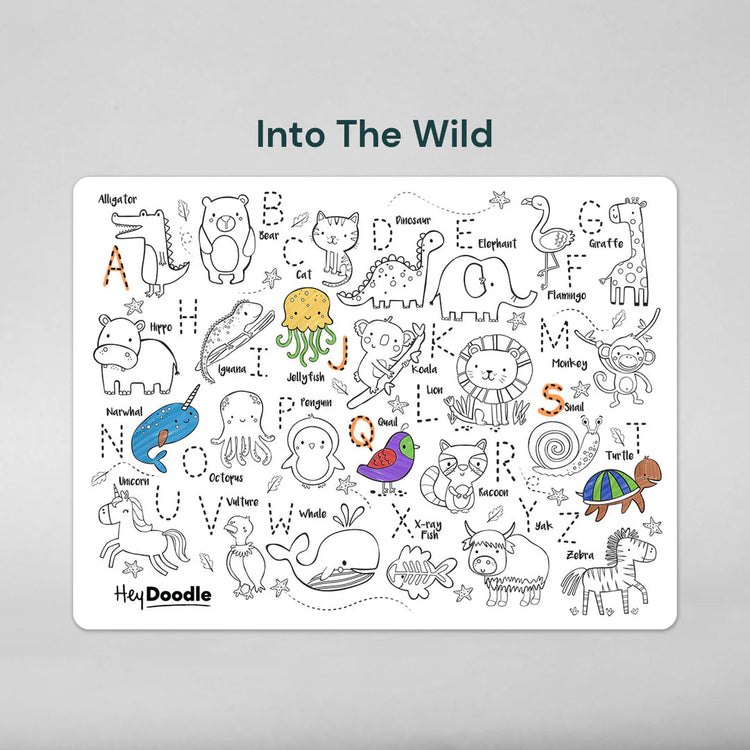 HEY DOODLE | ABC | INTO THE WILD by HEYDOODLE - The Playful Collective