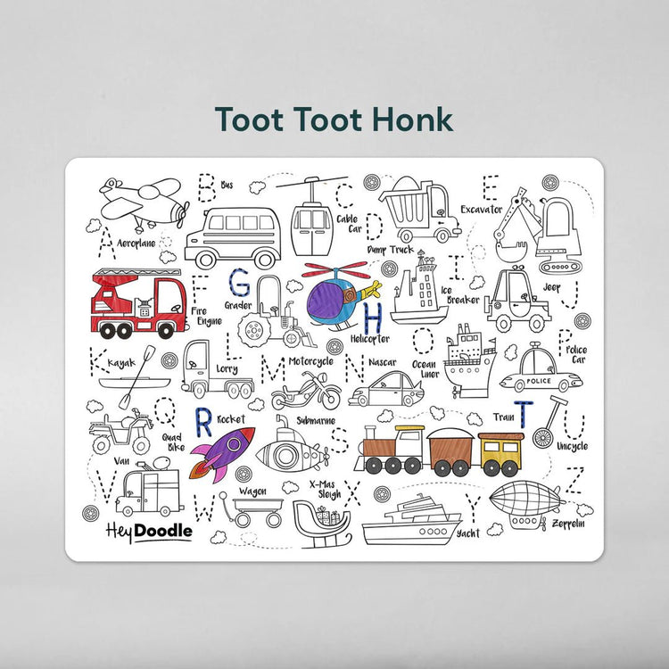 HEY DOODLE | ABC | TOOT TOOT HONK by HEYDOODLE - The Playful Collective