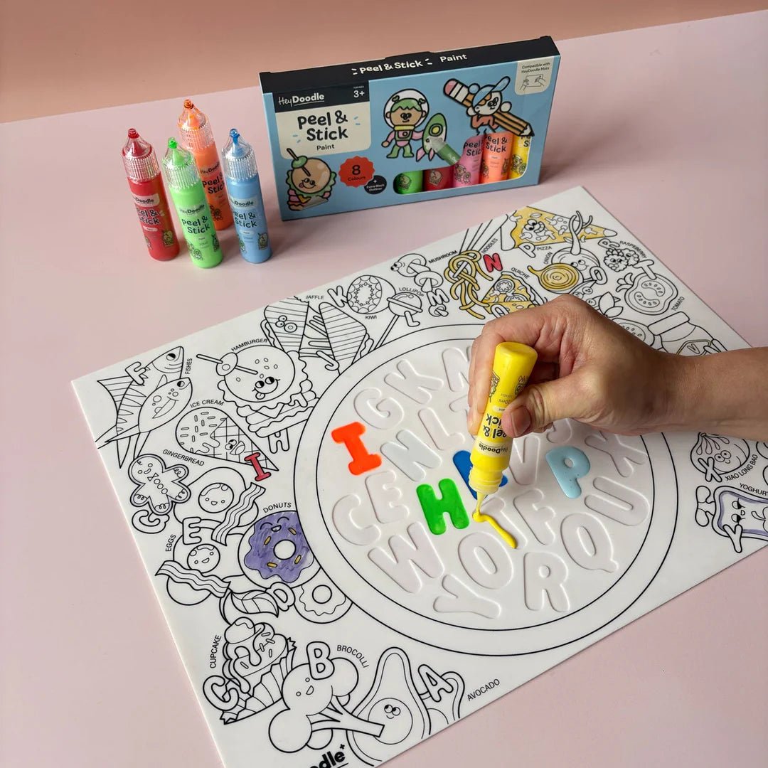 HEY DOODLE | PEEL & STICK GLITTER PAINT - EASY PEEL & STICKABLE COLOURS by HEYDOODLE - The Playful Collective