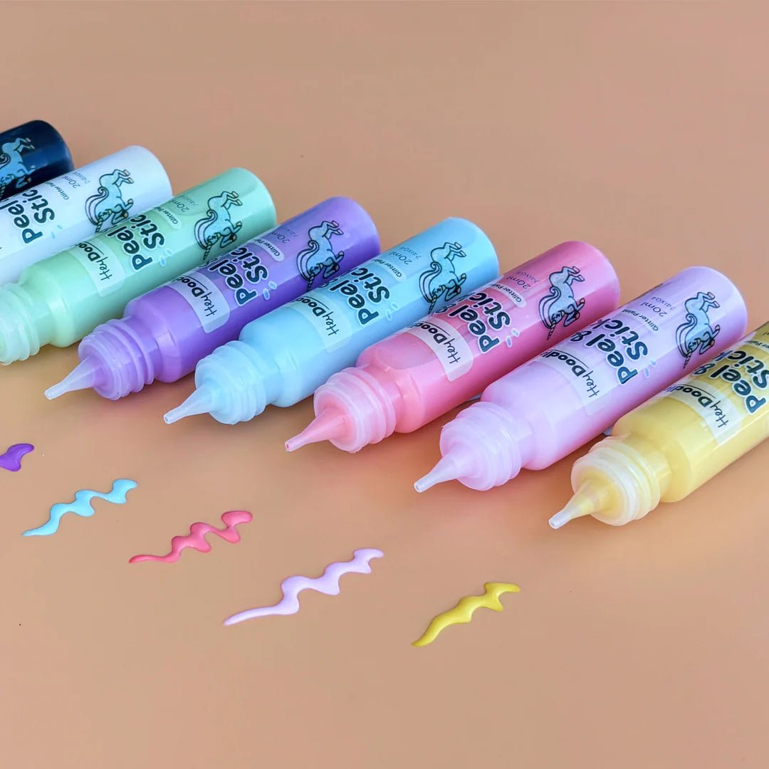 HEY DOODLE | PEEL & STICK GLITTER PAINT - EASY PEEL & STICKABLE COLOURS by HEYDOODLE - The Playful Collective