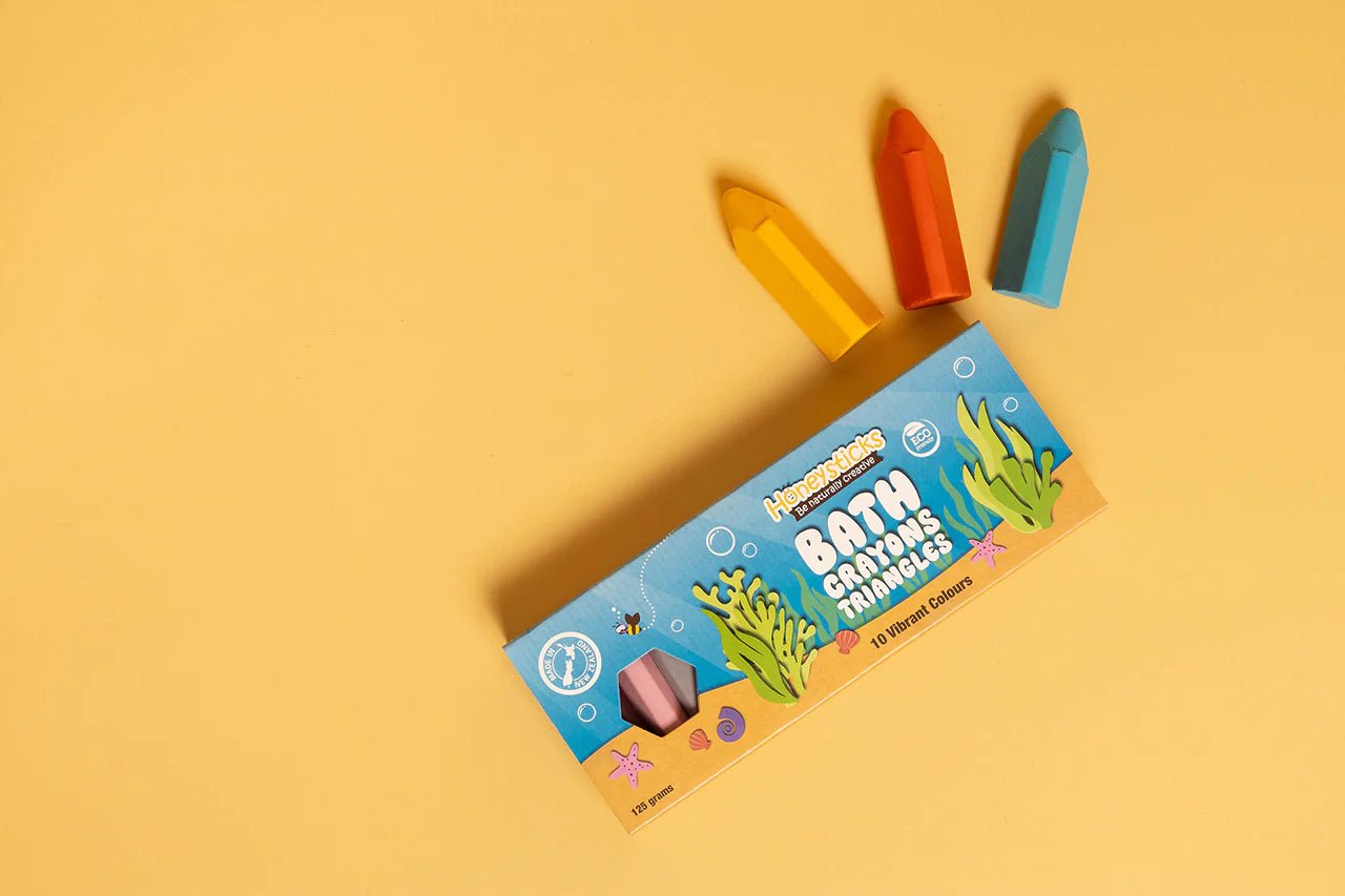 HONEYSTICKS | BATH CRAYON TRIANGLES *PRE - ORDER* by HONEYSTICKS - The Playful Collective