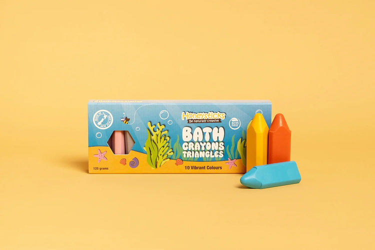 HONEYSTICKS | BATH CRAYON TRIANGLES *PRE - ORDER* by HONEYSTICKS - The Playful Collective
