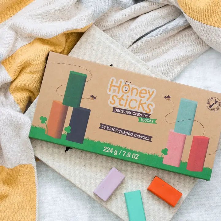 HONEYSTICKS | BLOCK CRAYONS *PRE - ORDER* by HONEYSTICKS - The Playful Collective