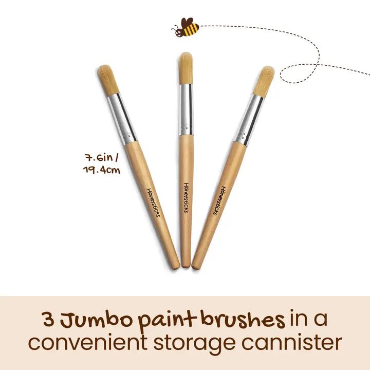 HONEYSTICKS | JUMBO PAINT BRUSH SET *PRE - ORDER* by HONEYSTICKS - The Playful Collective