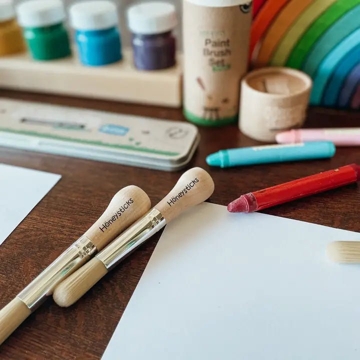 HONEYSTICKS | MY FIRST PAINT BRUSH SET - 3 PACK *PRE - ORDER* by HONEYSTICKS - The Playful Collective
