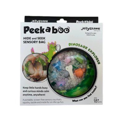 JELLYSTONE DESIGNS | PEEKABOO SENSORY BAG (MULTIPLE DESIGNS) Dino by JELLYSTONE DESIGNS - The Playful Collective