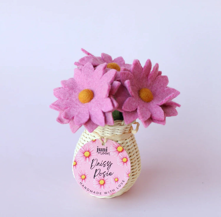 JUNI MOON | FELT DAISIES (VARIOUS COLOURS) Pink Daisies by JUNI MOON - The Playful Collective