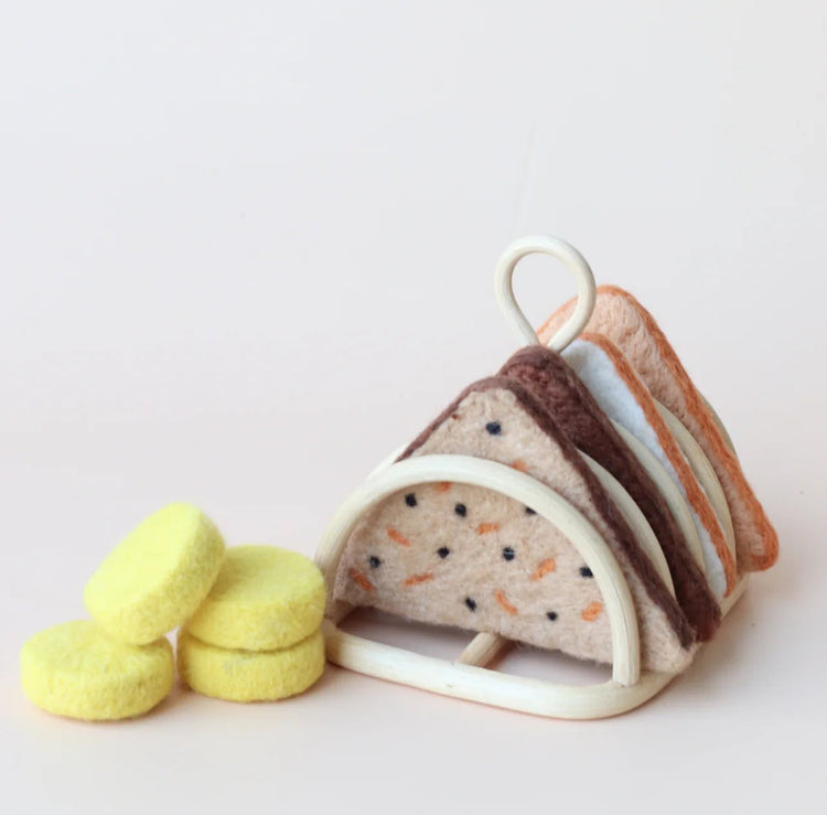 JUNI MOON | LITTLE TOASTY PLAY SET - P4IECE SET (NO STAND) by JUNI MOON - The Playful Collective