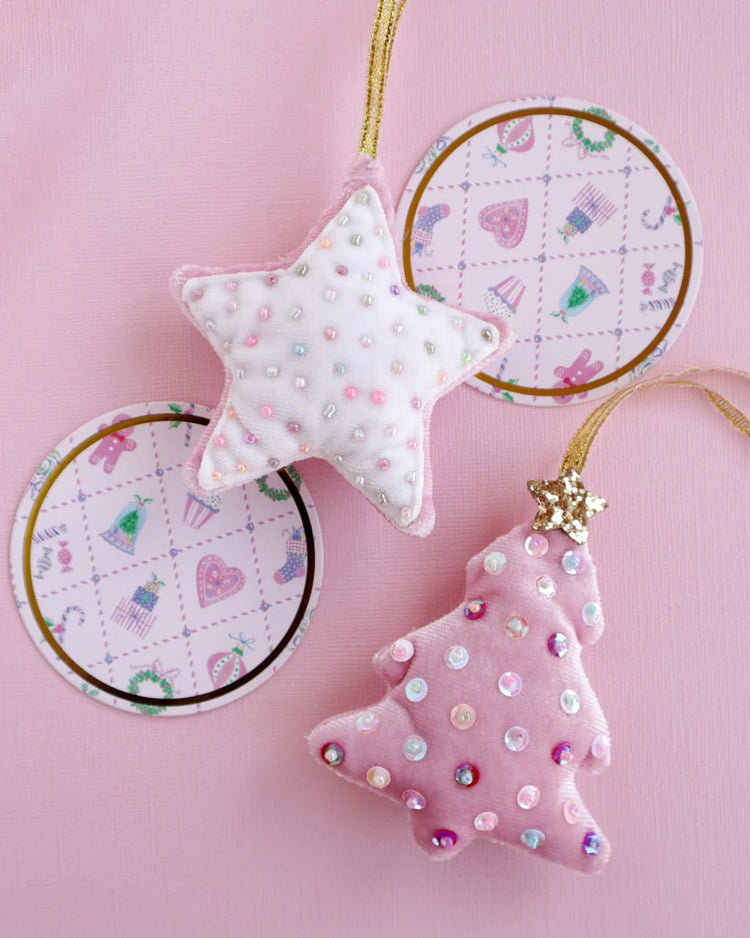 LAUREN HINKLEY | BEADED CHRISTMAS STAR DECORATION / GIFT BAG by LAUREN HINKLEY AUSTRALIA - The Playful Collective