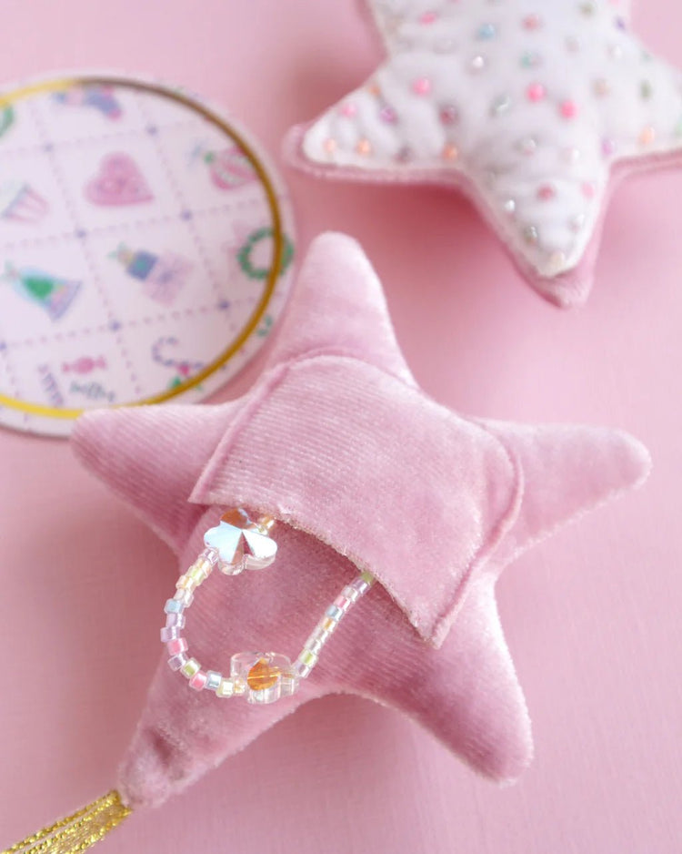 LAUREN HINKLEY | BEADED CHRISTMAS STAR DECORATION / GIFT BAG by LAUREN HINKLEY AUSTRALIA - The Playful Collective