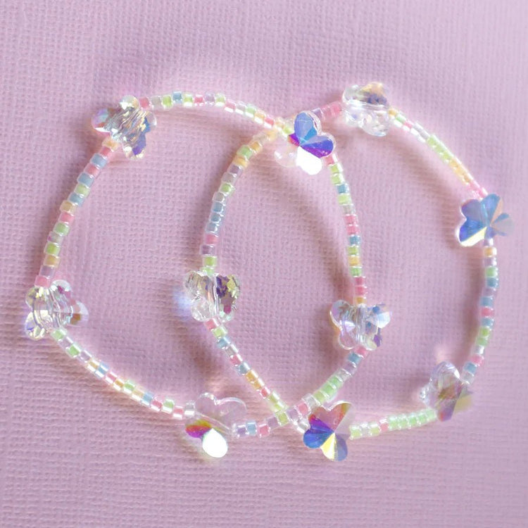 LAUREN HINKLEY | CRYSTAL BUTTERFLY ELASTIC BRACELET SET by LAUREN HINKLEY AUSTRALIA - The Playful Collective