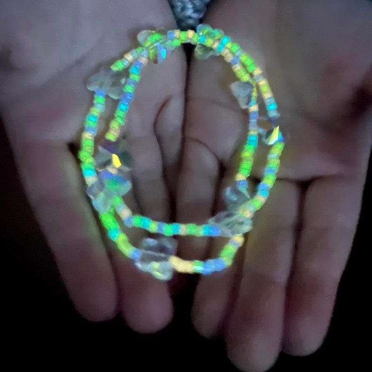 LAUREN HINKLEY | CRYSTAL BUTTERFLY ELASTIC BRACELET SET *GLOW IN THE DARK* by LAUREN HINKLEY AUSTRALIA - The Playful Collective