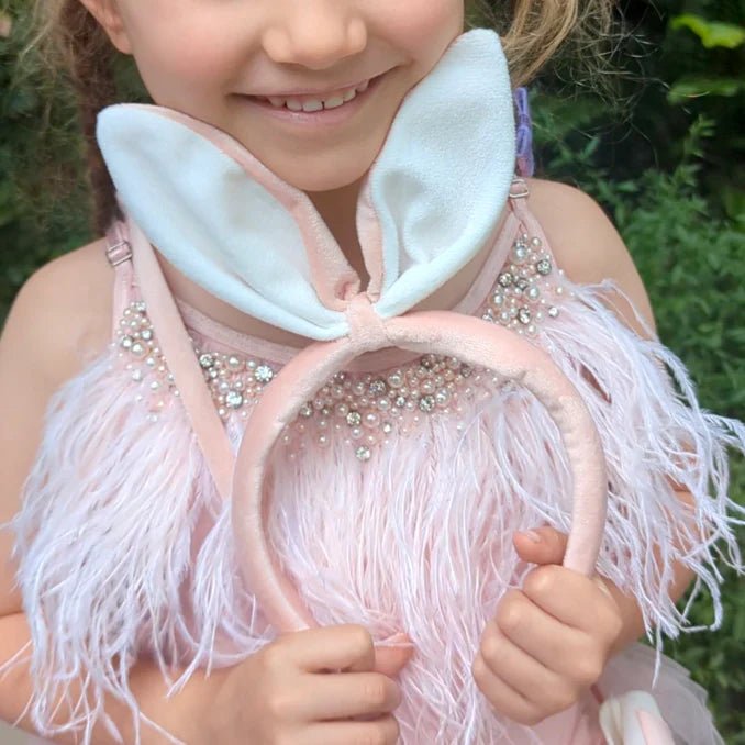 LAUREN HINKLEY | PINK VELVET BUNNY HEADBAND by LAUREN HINKLEY AUSTRALIA - The Playful Collective