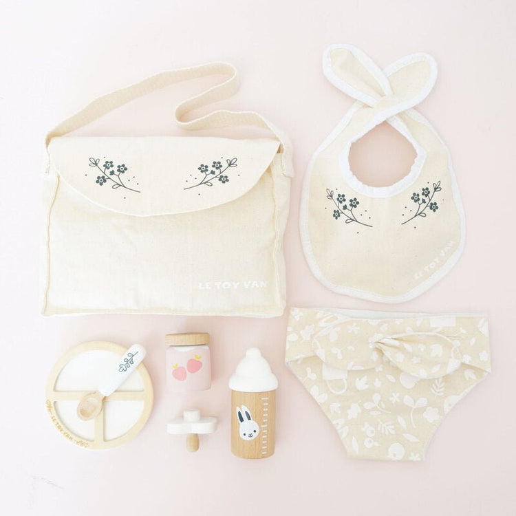 LE TOY VAN | DOLLS NURSING KIT AND BAG & WOODEN TEA SET AND TRAY BUNDLE by LE TOY VAN - The Playful Collective