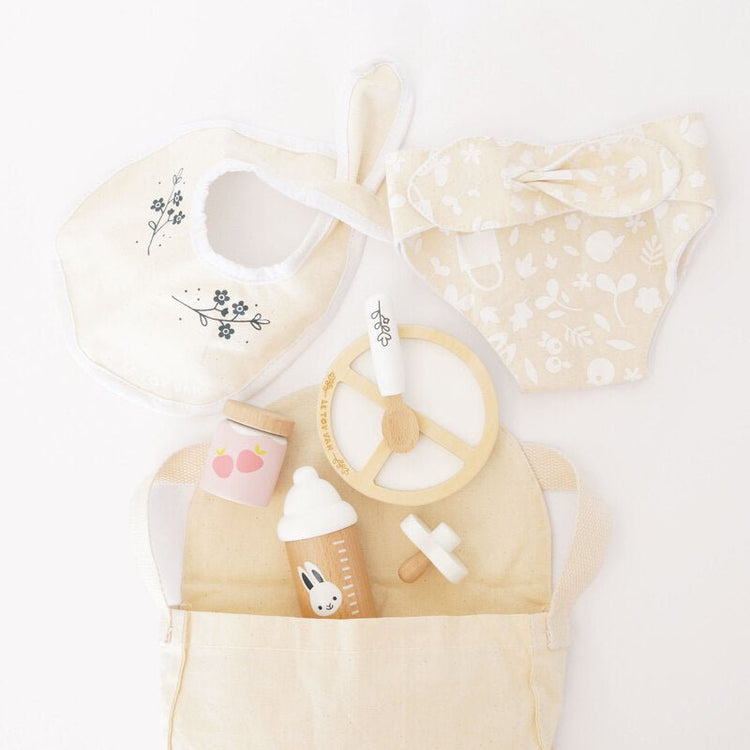 LE TOY VAN | DOLLS NURSING KIT AND BAG & WOODEN TEA SET AND TRAY BUNDLE by LE TOY VAN - The Playful Collective