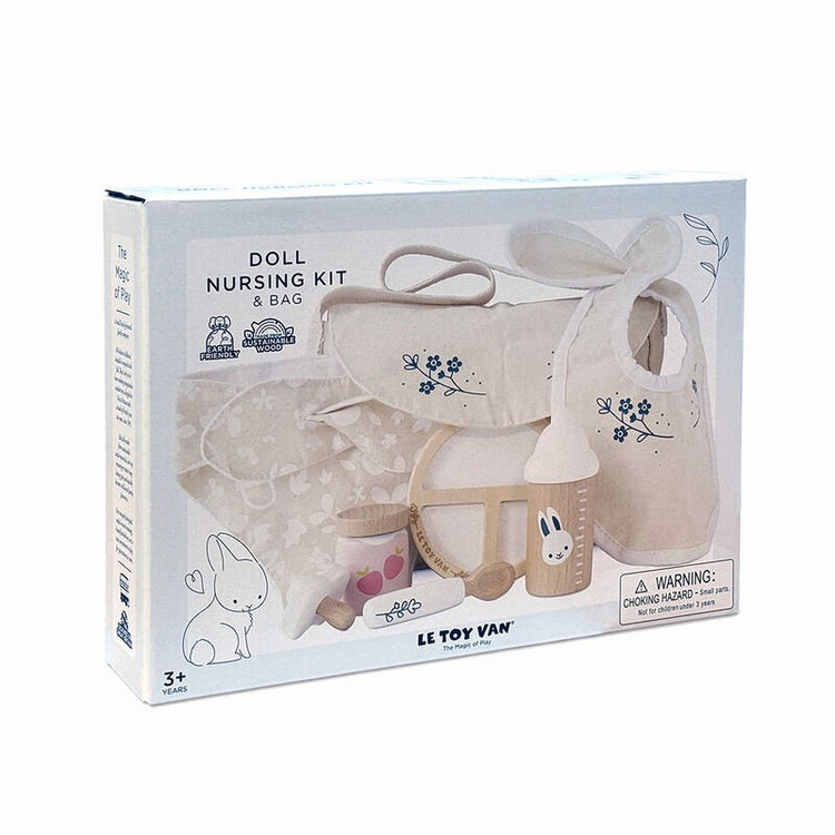 LE TOY VAN | DOLLS NURSING KIT AND BAG & WOODEN TEA SET AND TRAY BUNDLE by LE TOY VAN - The Playful Collective