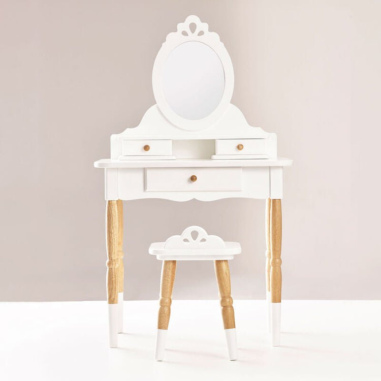 LE TOY VAN | HONEYBAKE DRESSING UP VANITY TABLE & STOOL by LE TOY VAN - The Playful Collective