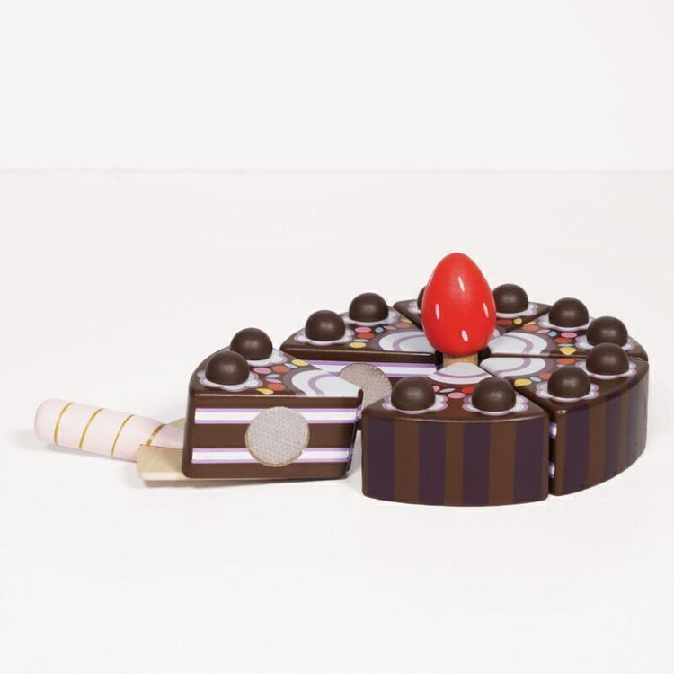 LE TOY VAN | HONEYBAKE MIXER SET & CHOCOLATE GATEAU SLICEABLE BIRTHDAY CAKE BUNDLE by LE TOY VAN - The Playful Collective