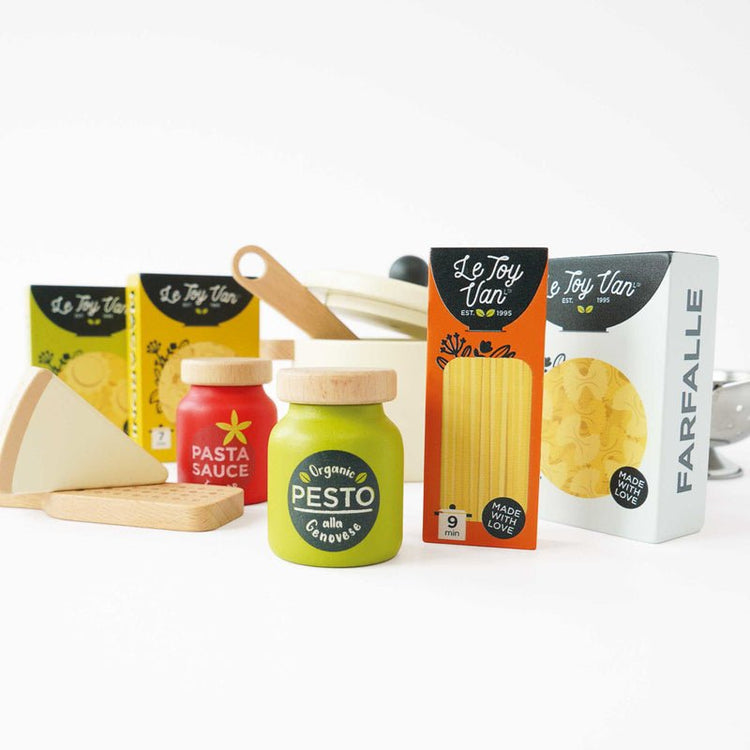 LE TOY VAN | SUPERMARKET GROCERY WEEKLY SHOP & ORGANIC PASTA SET BUNDLE by LE TOY VAN - The Playful Collective