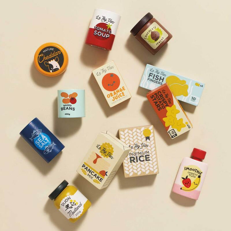 LE TOY VAN | SUPERMARKET GROCERY WEEKLY SHOP & ORGANIC PASTA SET BUNDLE by LE TOY VAN - The Playful Collective