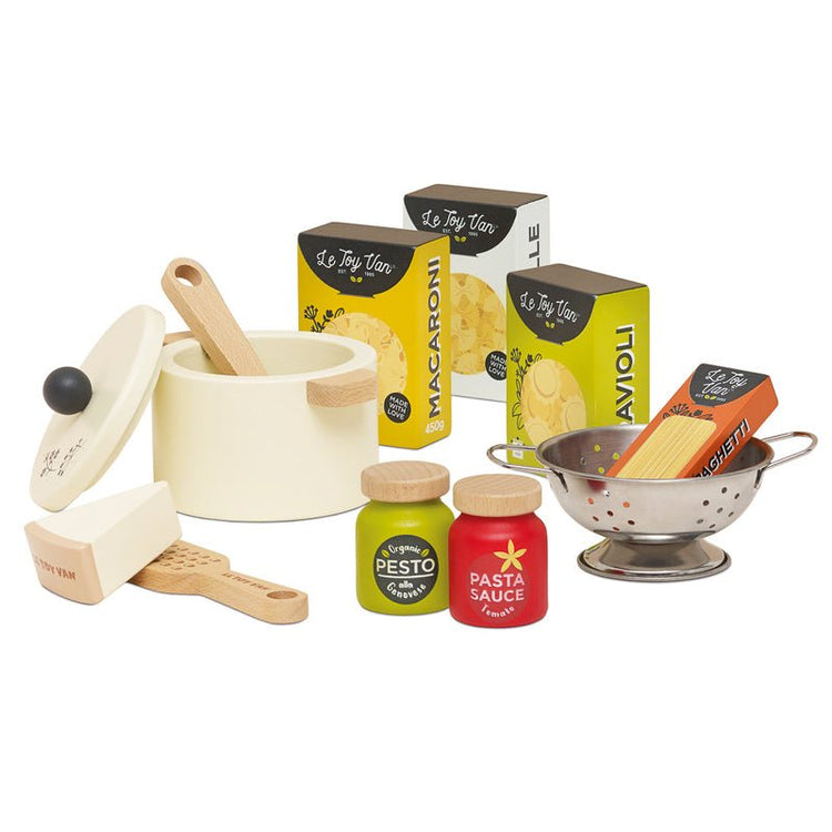 LE TOY VAN | SUPERMARKET GROCERY WEEKLY SHOP & ORGANIC PASTA SET BUNDLE by LE TOY VAN - The Playful Collective