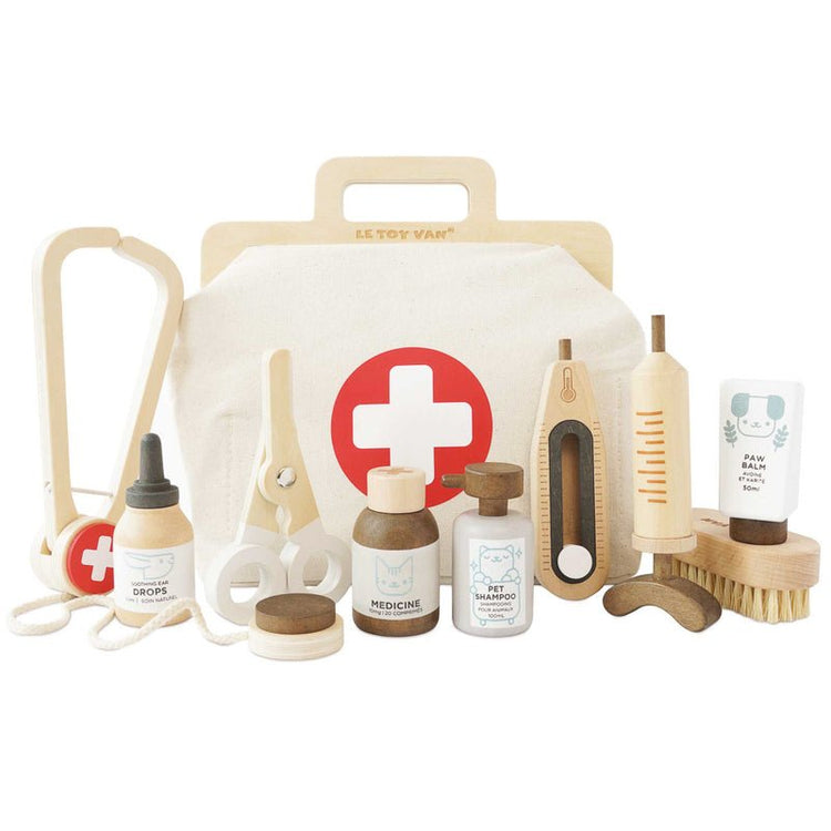 LE TOY VAN | VINTAGE DOCTOR KIT & ANIMAL VET SET BUNDLE by LE TOY VAN - The Playful Collective
